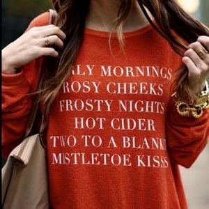 Wildfox Early Mornings Christmas Longsleeve